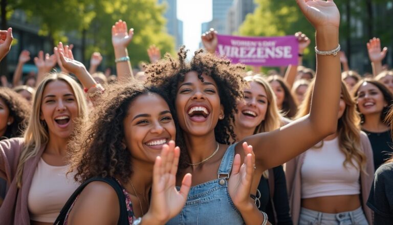 únete a la celebración del día de la mujer, destacando la fuerza, el espíritu y los logros de las mujeres en todo el mundo.