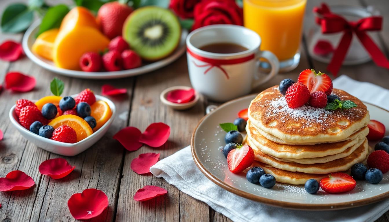 descubre deliciosas recetas para un desayuno de san valentín inolvidable que sorprenderán a tu pareja y harán su mañana especial y romántica.