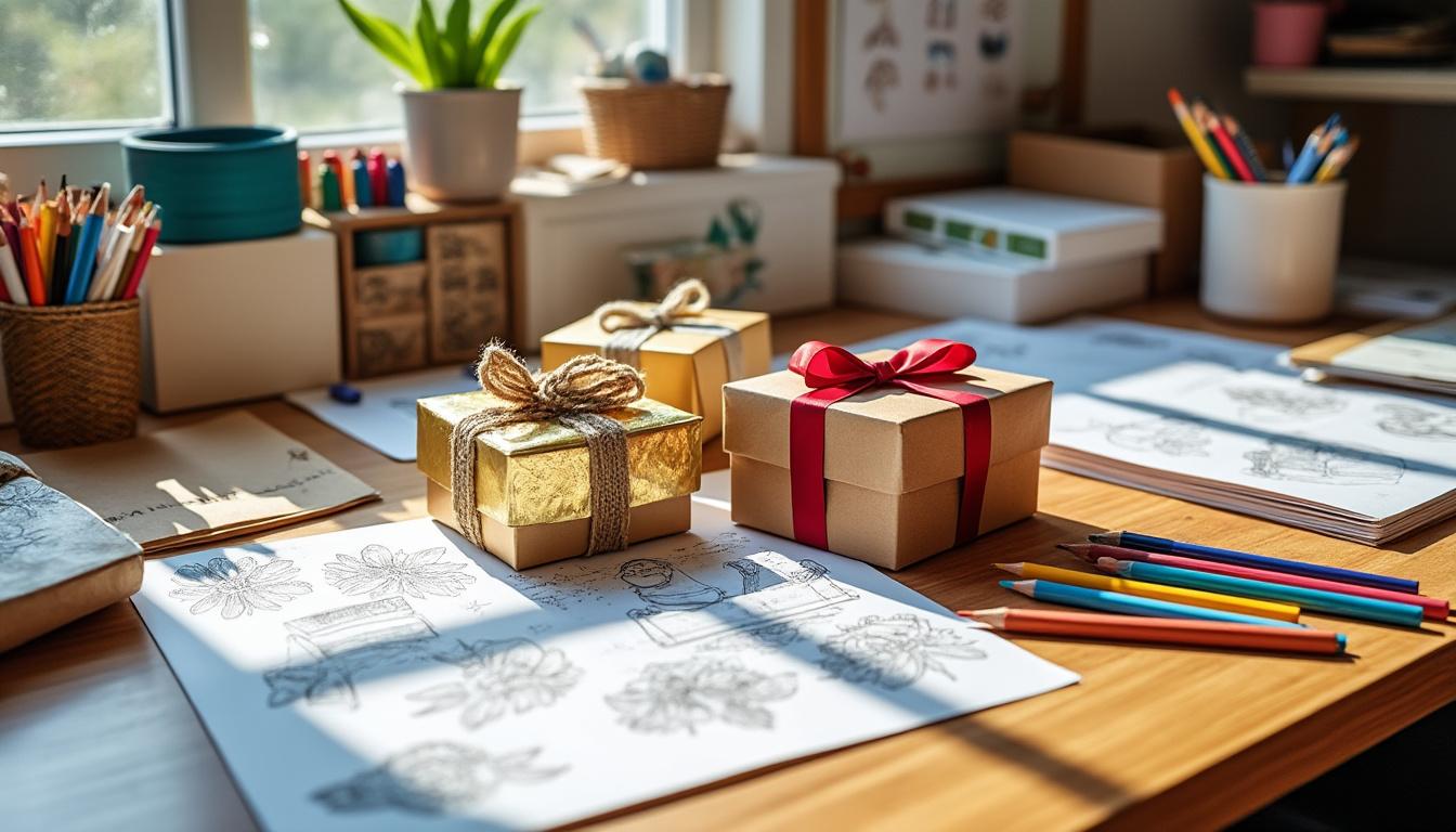 crea tu propia plantilla para cajas de regalo y expresa tu creatividad y estilo en cada detalle. ¡haz que tus regalos sean únicos y especiales con diseños personalizados!