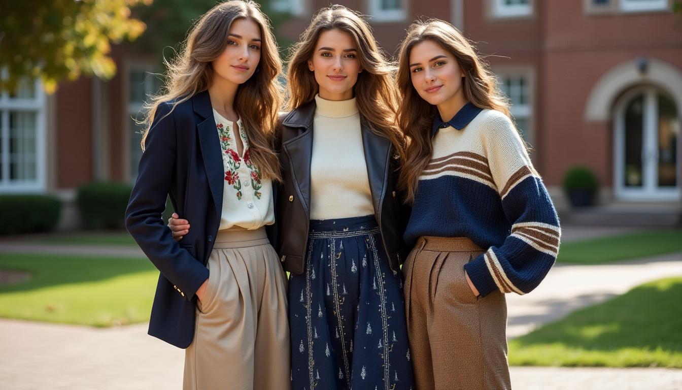 descubre ideas de conjuntos perfectos para destacar en la facultad combinando estilo y comodidad. ¡luce increíble mientras te sientes cómodo todo el día!