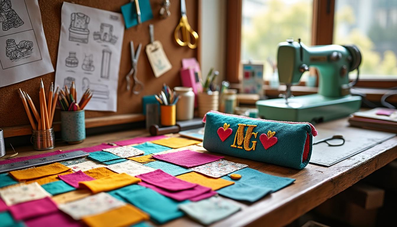 descubre moldes creativos para estuches de tela y aprende a personalizar tus cartucheras con nuestra guía práctica y fácil de seguir.