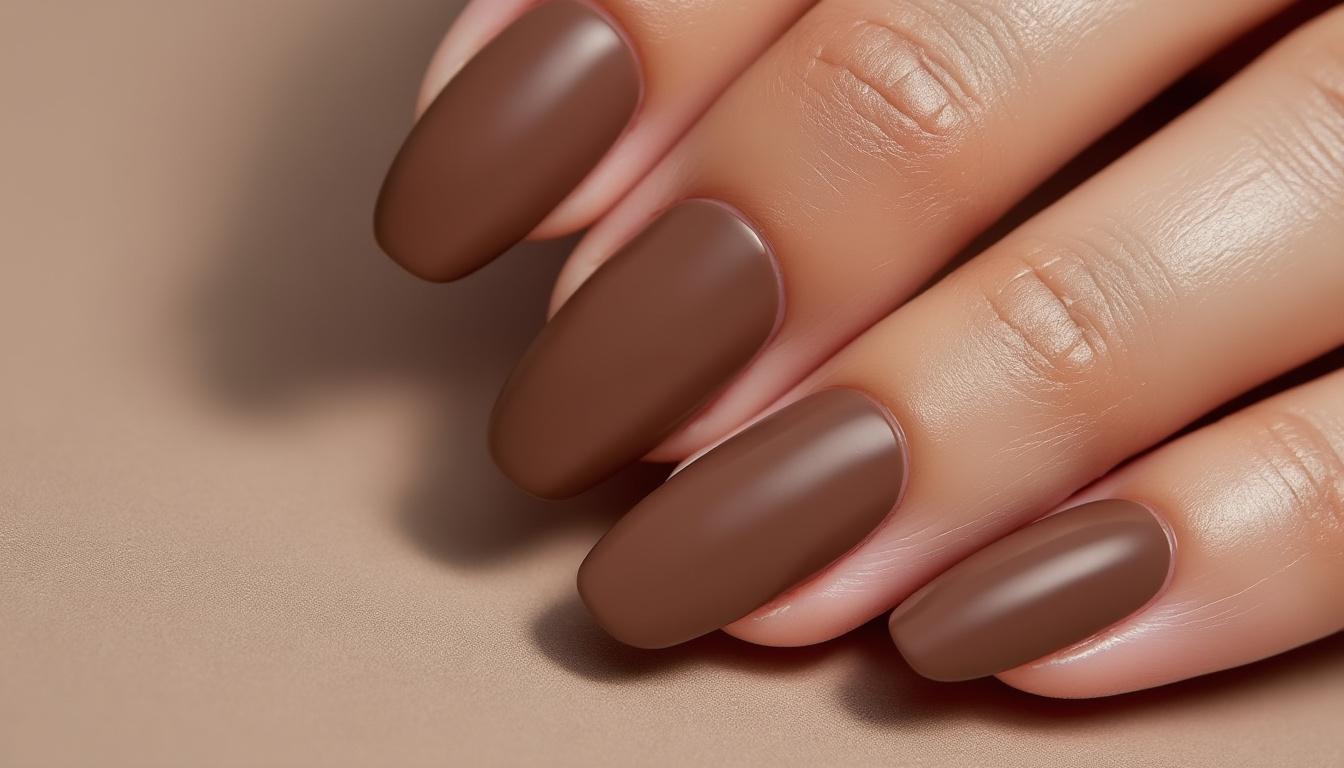 descubre la elegancia y dulzura de las uñas con diseño mocha mousse, la tendencia perfecta para resaltar tu estilo con un toque sofisticado y delicioso.