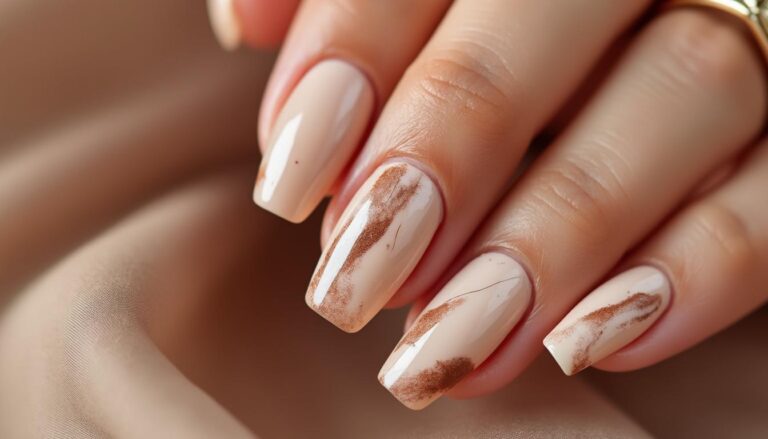 descubre las uñas con diseño mocha mousse, una combinación perfecta de elegancia y dulzura que realza la belleza de tus manos con un estilo sofisticado y moderno.