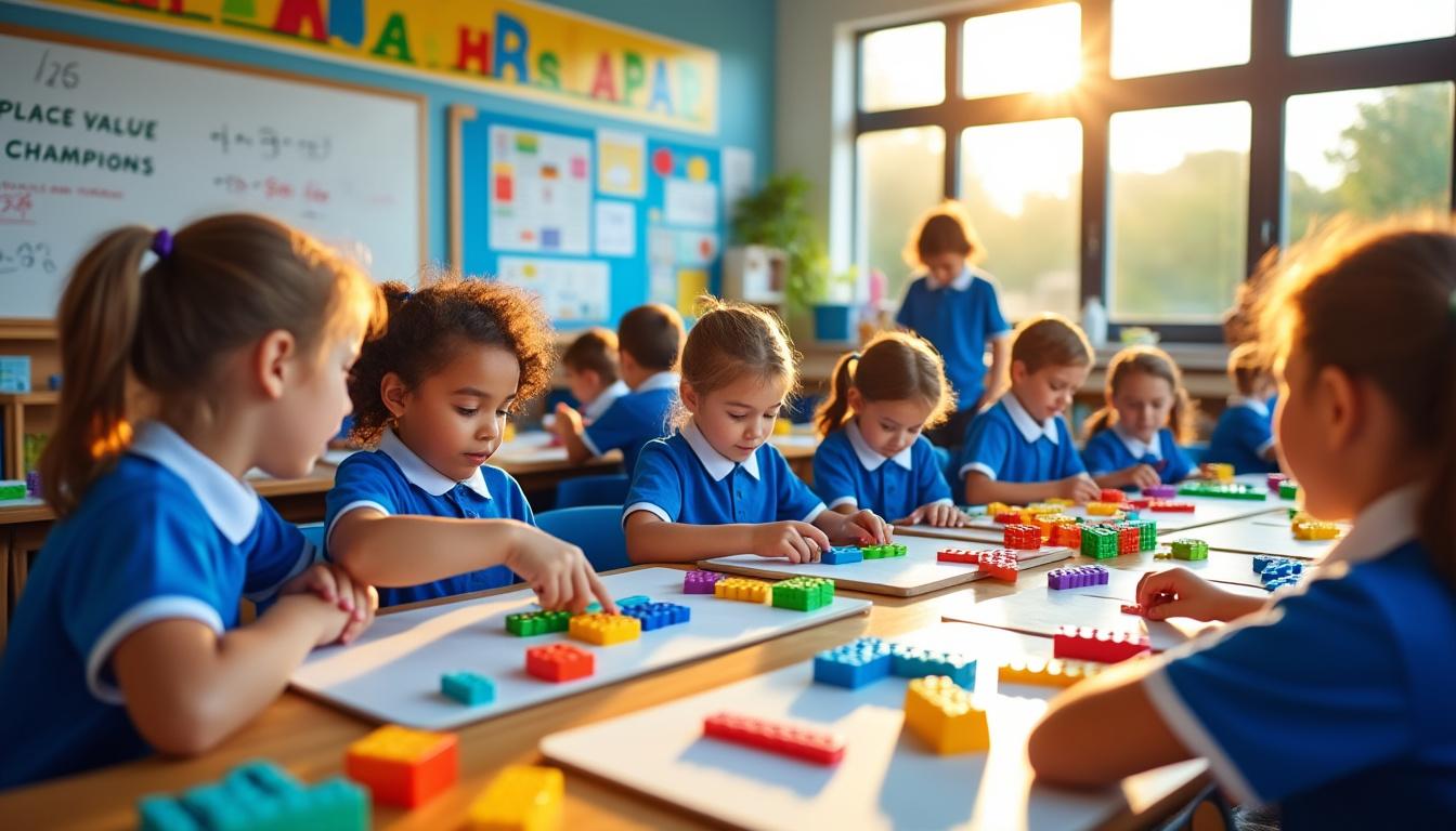 descubre actividades didácticas para que los estudiantes de primaria comprendan el valor posicional de los números de forma divertida y efectiva.