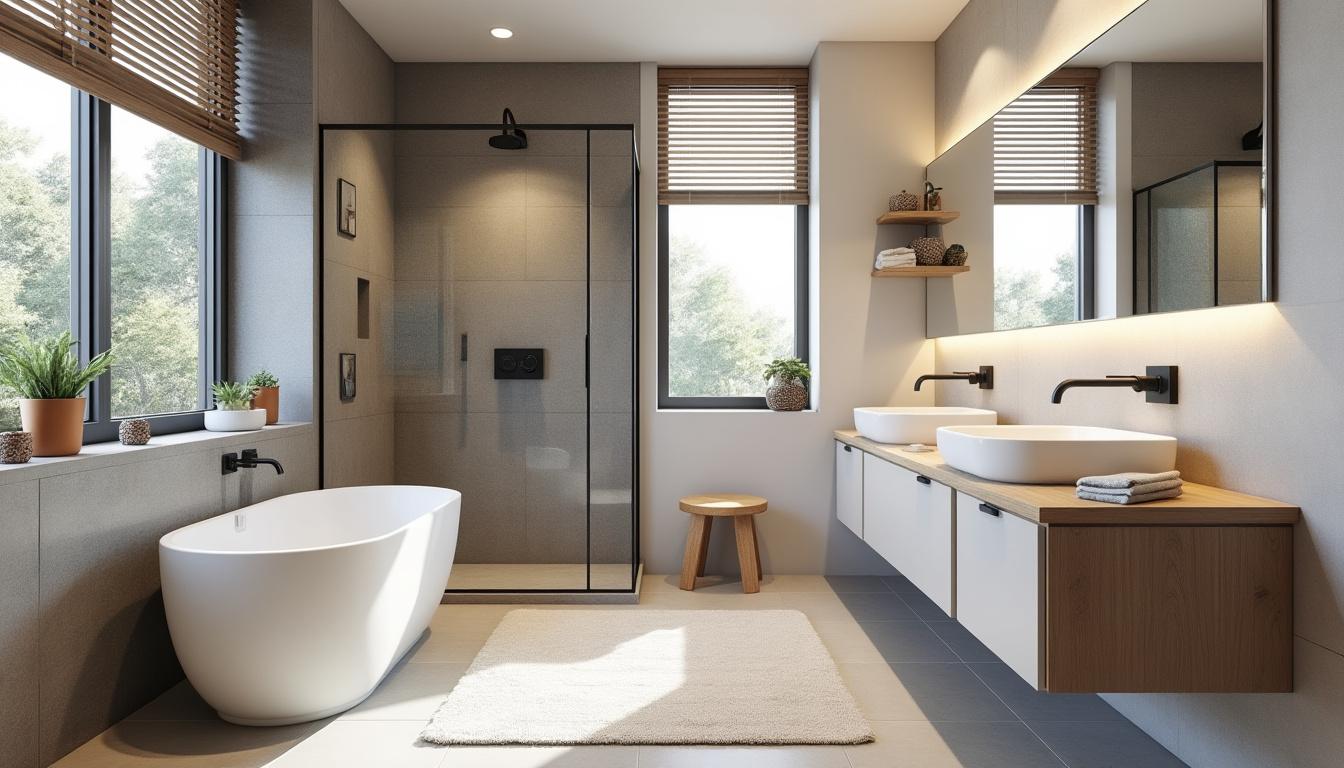 descubre ideas elegantes y funcionales para baños pequeños. optimiza tus espacios reducidos con estilo y practicidad para crear un ambiente moderno y acogedor.