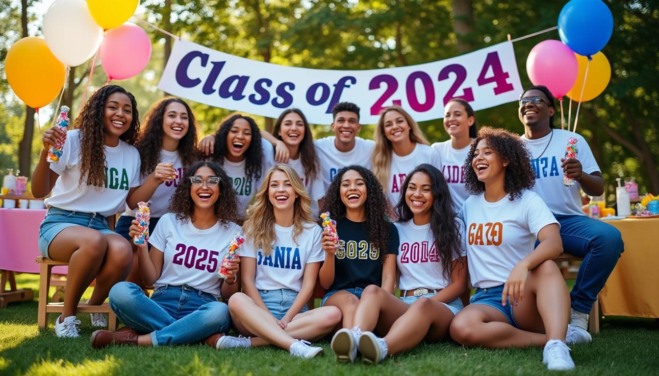 descubre nuestras camisetas conmemorativas para graduados de secundaria, el recuerdo perfecto para celebrar este logro especial con estilo y originalidad.
