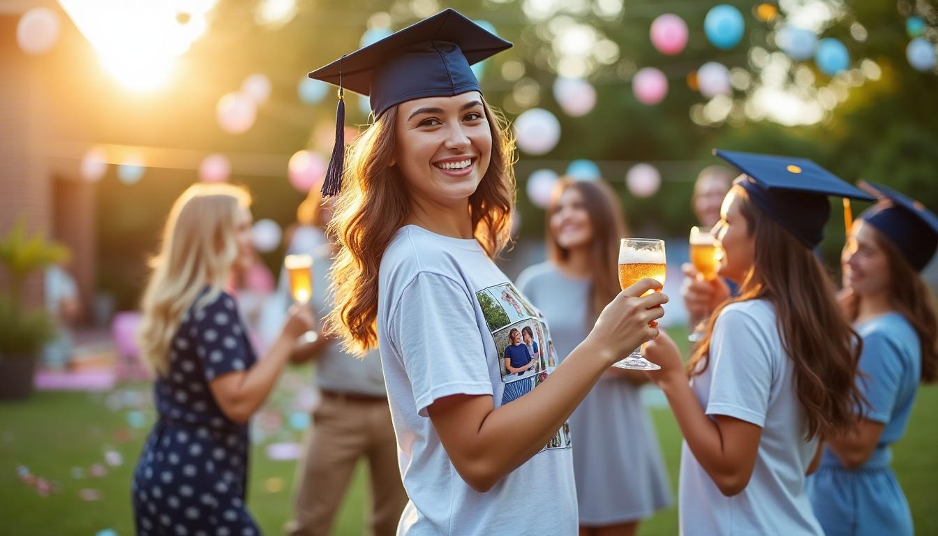 descubre nuestras camisetas personalizadas para graduados y celebra tu logro con estilo único y memorable. ¡haz de tu graduación un momento inolvidable!