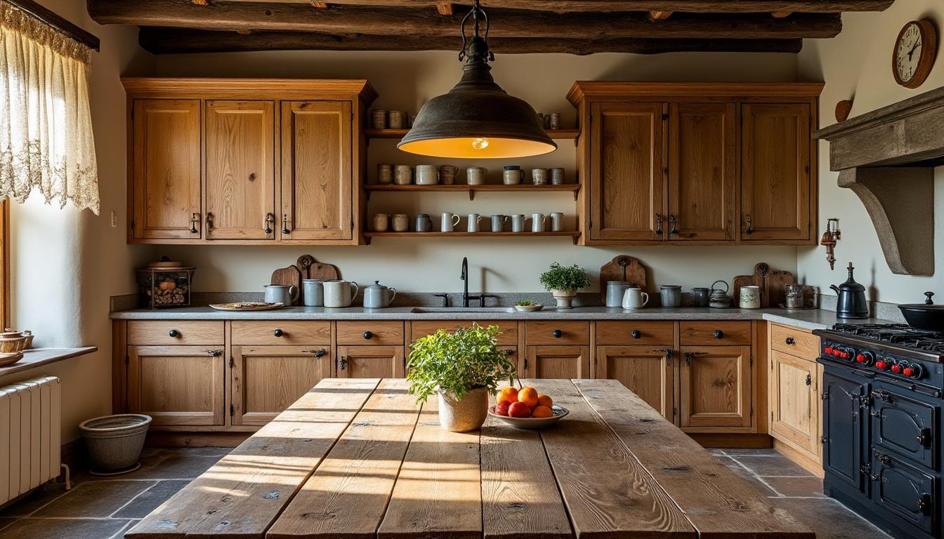 descubre cocinas con encanto rústico que combinan tradición y calidez para transformar tu hogar en un espacio acogedor y lleno de estilo.