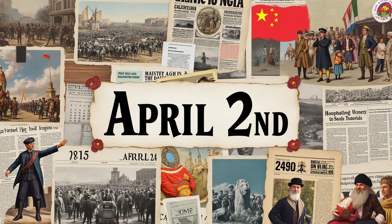 descubre el significado del 2 de abril y los eventos históricos más importantes que ocurrieron en esta fecha significativa.