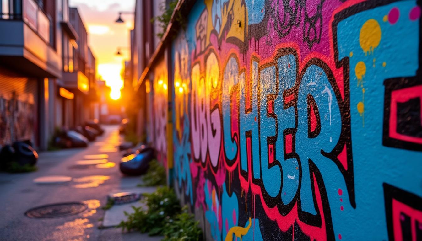descubre el arte urbano y explora la expresión única del graffiti, una forma vibrante y creativa que transforma los espacios públicos.