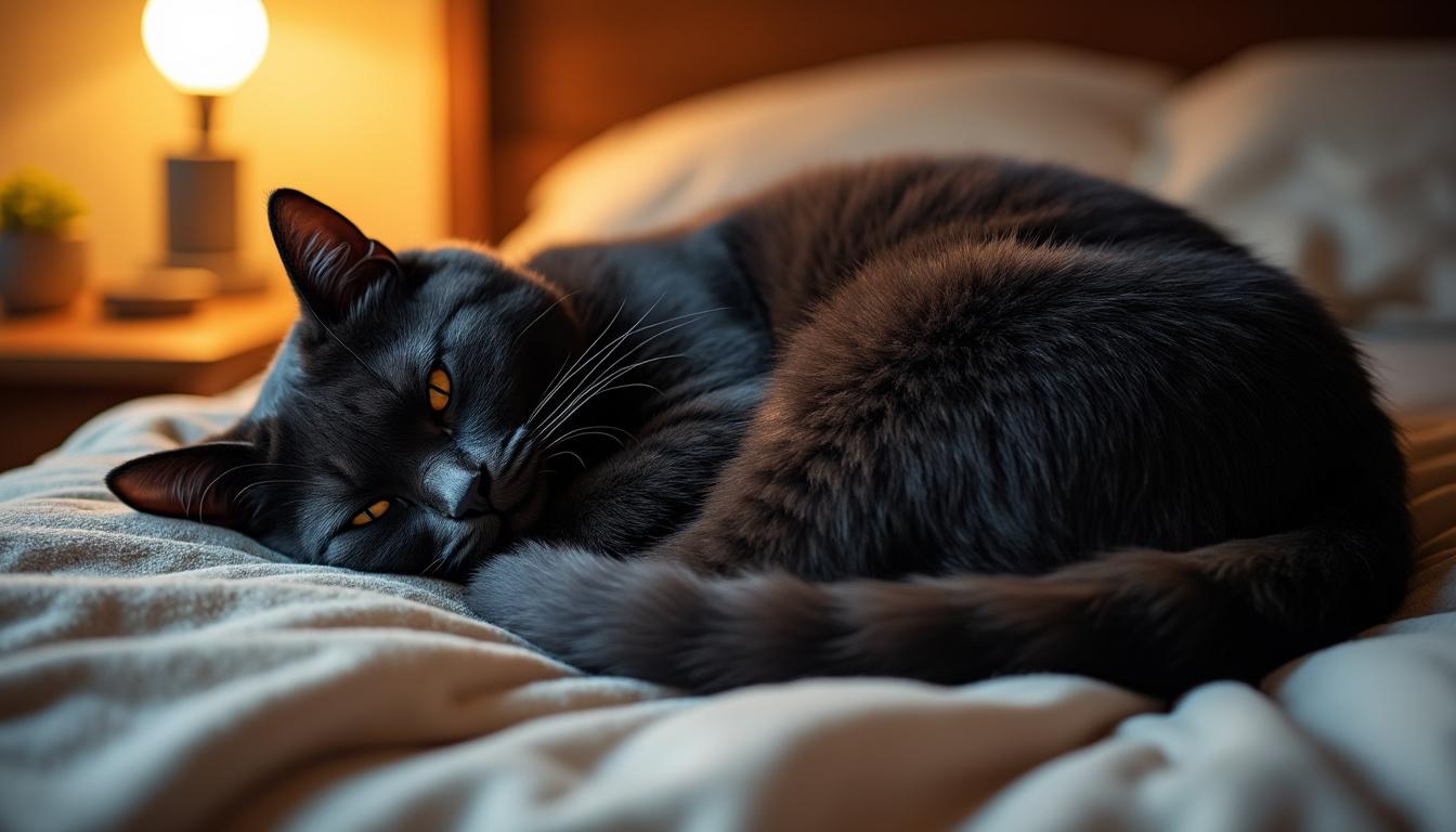 descubre la historia del gato que te acompaña en las buenas noches, ofreciendo compañía y ternura para un descanso tranquilo y lleno de sueños.