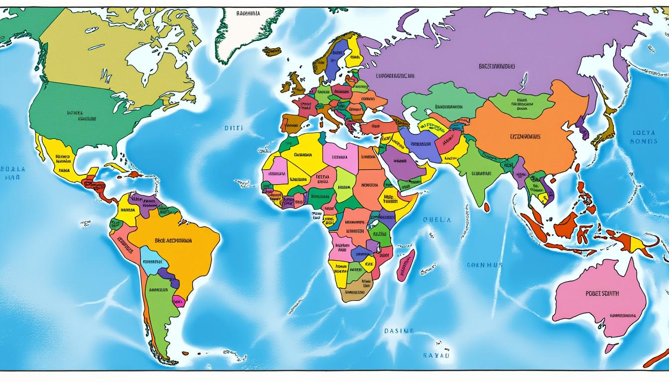 descubre la diversidad geográfica del continente americano con nuestro mapa detallado. explora montañas, ríos y regiones para comprender mejor su riqueza natural y cultural.