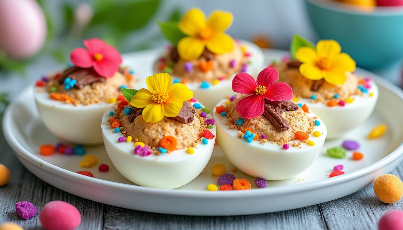 descubre la deliciosa tradición de la pascua con nuestros huevos rellenos, una receta clásica que combina sabor y cultura para celebrar estas festividades.