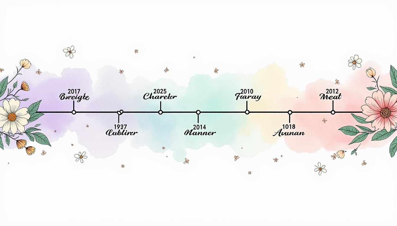 descubre cómo crear líneas del tiempo con estilo aesthetic en esta guía visual única que combina diseño y creatividad para expresar tus momentos de manera original.