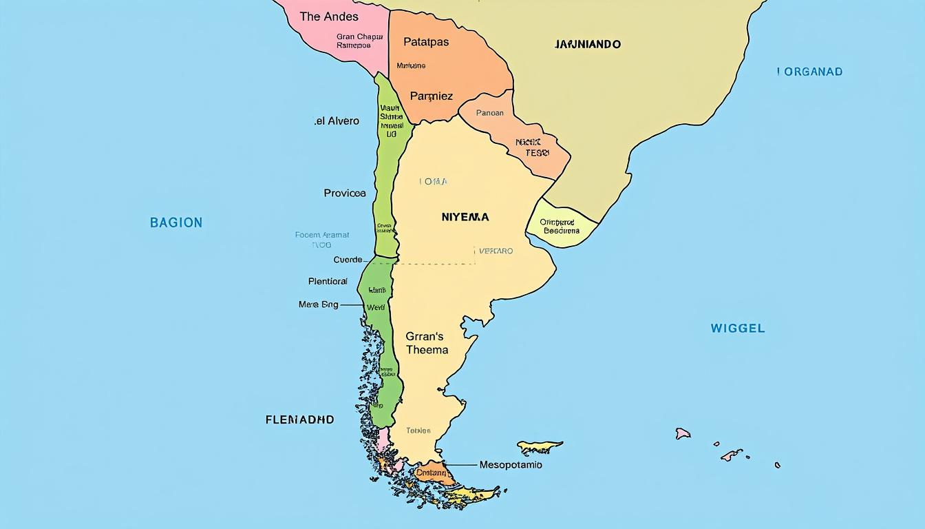 explora un mapa político detallado de argentina que muestra sus regiones, provincias y capitales para un mejor entendimiento geográfico y administrativo.