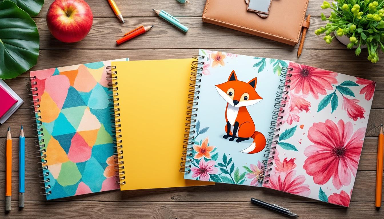 descubre portadas para imprimir con diseños creativos y fáciles de descargar, perfectas para personalizar tus cuadernos y proyectos escolares.
