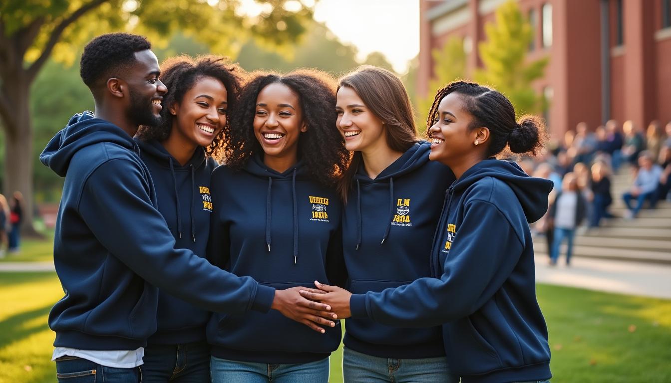 descubre nuestra sudadera conmemorativa para graduados, un símbolo único de logro y unidad que celebra tu éxito académico con estilo y orgullo.