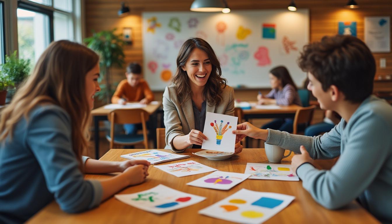 descubre tarjetas creativas diseñadas para organizar reuniones de padres efectivas y productivas. mejora la comunicación y participa activamente en la educación de los niños.