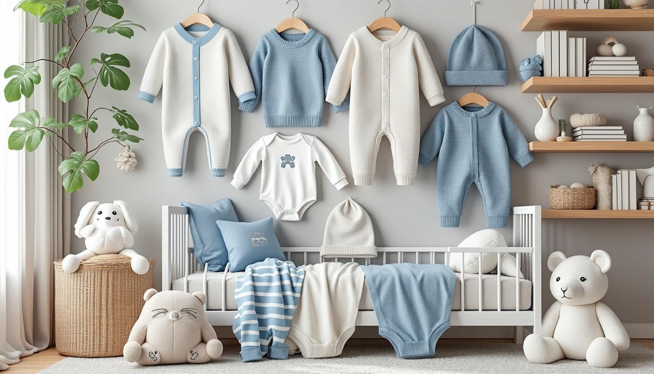 descubre tejidos suaves y cálidos diseñados para bebés varones, que combinan comodidad y estilo desde sus primeros días. perfecto para cuidar la piel delicada de tu pequeño con prendas acogedoras y modernas.