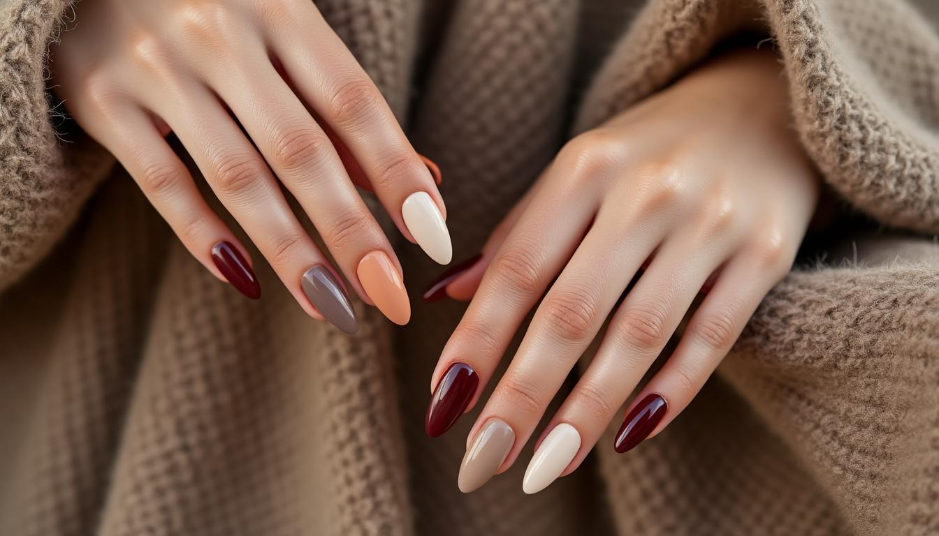 descubre la tendencia de otoño 2024 con uñas almendra elegantes y sencillas, perfectas para un estilo sofisticado y moderno. ¡luce tus manos con glamour esta temporada!