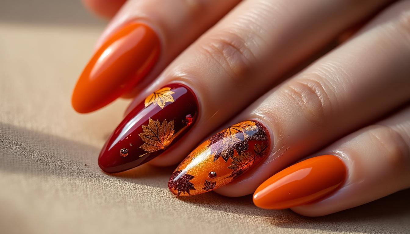 descubre las últimas tendencias en uñas almendradas para este otoño y luce elegancia y estilo en cada detalle de tu manicura.