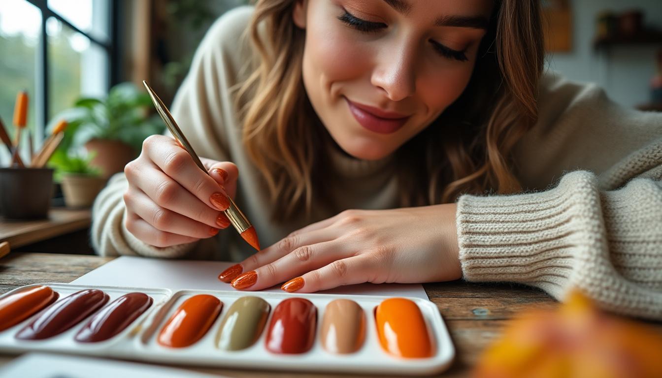 descubre las últimas tendencias de uñas almendradas para este otoño y luce elegancia y estilo en cada detalle de tu manicura.