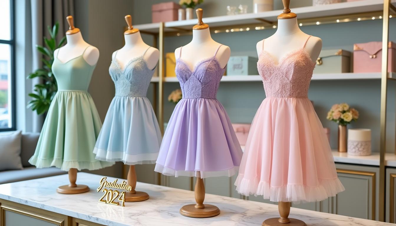 descubre vestidos cortos perfectos para tu graduación que combinan elegancia y estilo en cada paso. encuentra el look ideal para celebrar este momento único con confianza y glamour.