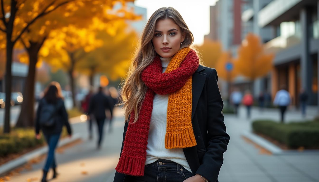 descubre las bufandas tejidas contemporáneas con los estilos y tendencias actuales que marcan la moda. encuentra diseños únicos y modernos para complementar tu look.