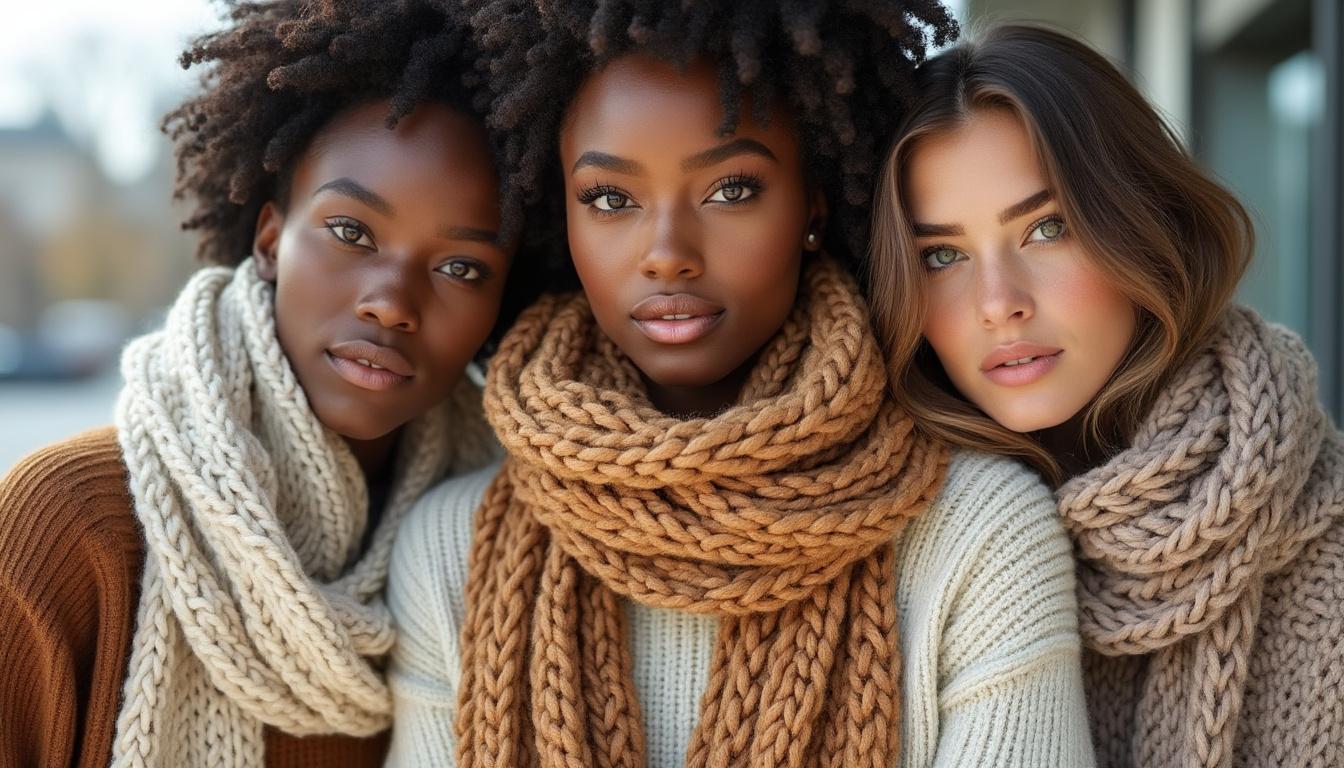descubre las bufandas tejidas contemporáneas que combinan estilo y tendencias actuales para complementar tu look con elegancia y modernidad.
