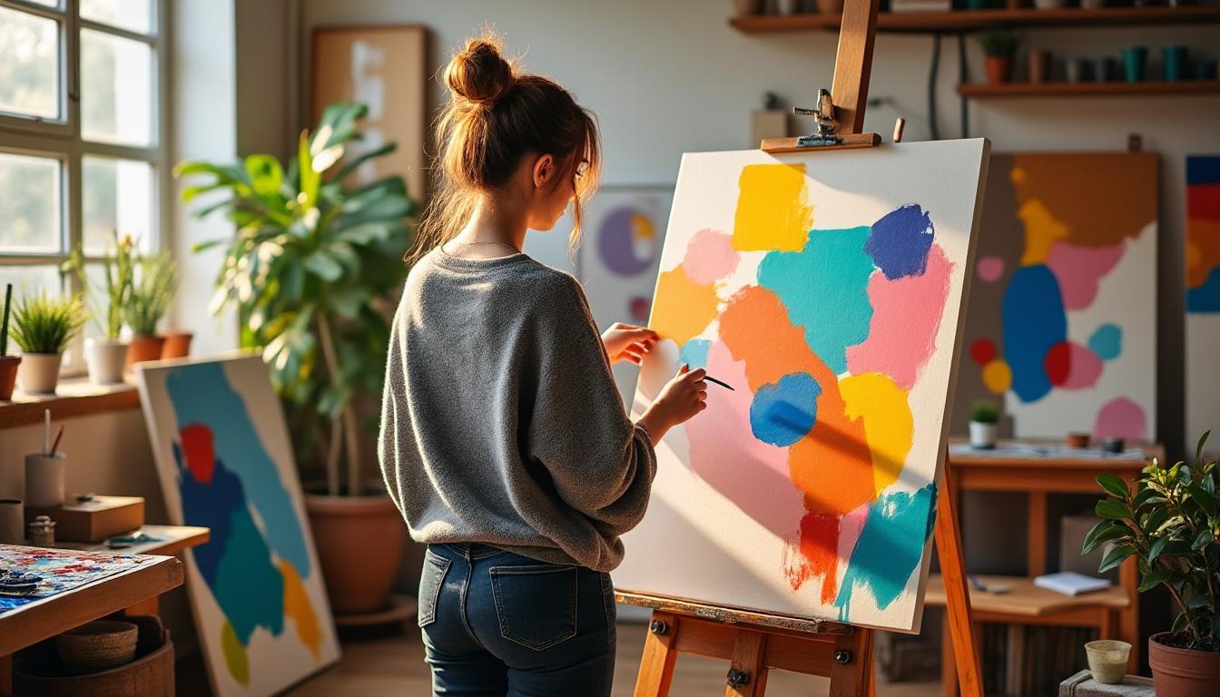 aprende a crear dibujos abstractos sencillos y originales con técnicas fáciles y creativas para expresar tu estilo único en el arte.