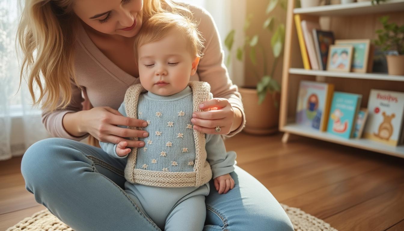 descubre el chaleco perfecto para tu bebé: cómodo, acogedor y diseñado para brindar calidez y estilo en cada momento.