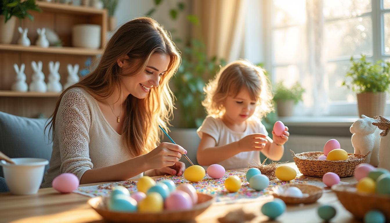 descubre creativas ideas de manualidades para disfrutar la pascua en familia. proyectos fáciles y divertidos para celebrar esta festividad con estilo y creatividad.