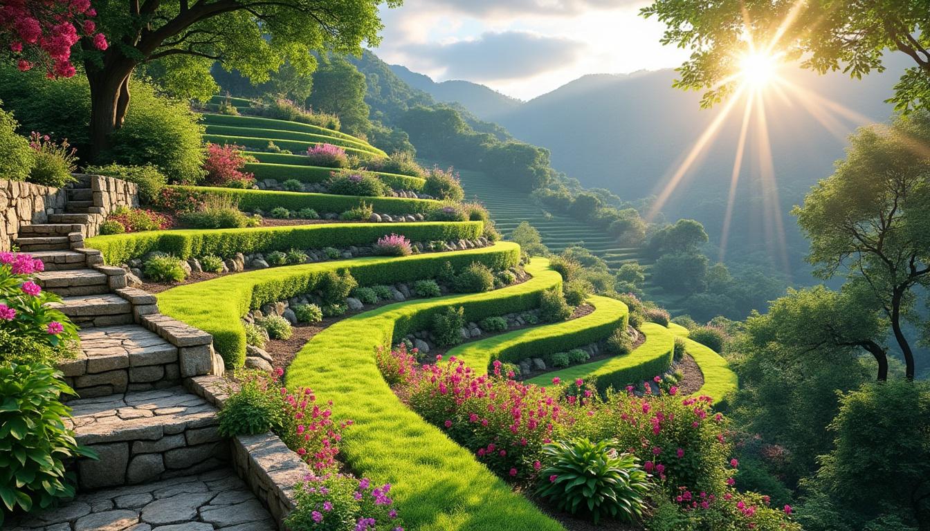 descubre ideas y consejos prácticos para diseñar un jardín en terreno inclinado, combinando estética y funcionalidad para aprovechar al máximo tu espacio exterior.