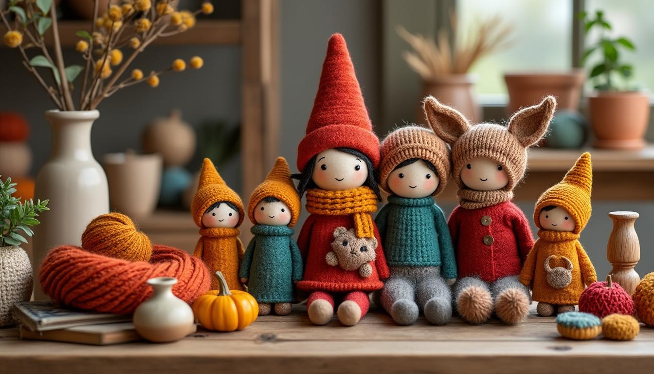 descubre diseños creativos para muñecas de fieltro hechas a mano, perfectas para regalar o coleccionar. artesanía única y detallada que inspira imaginación.