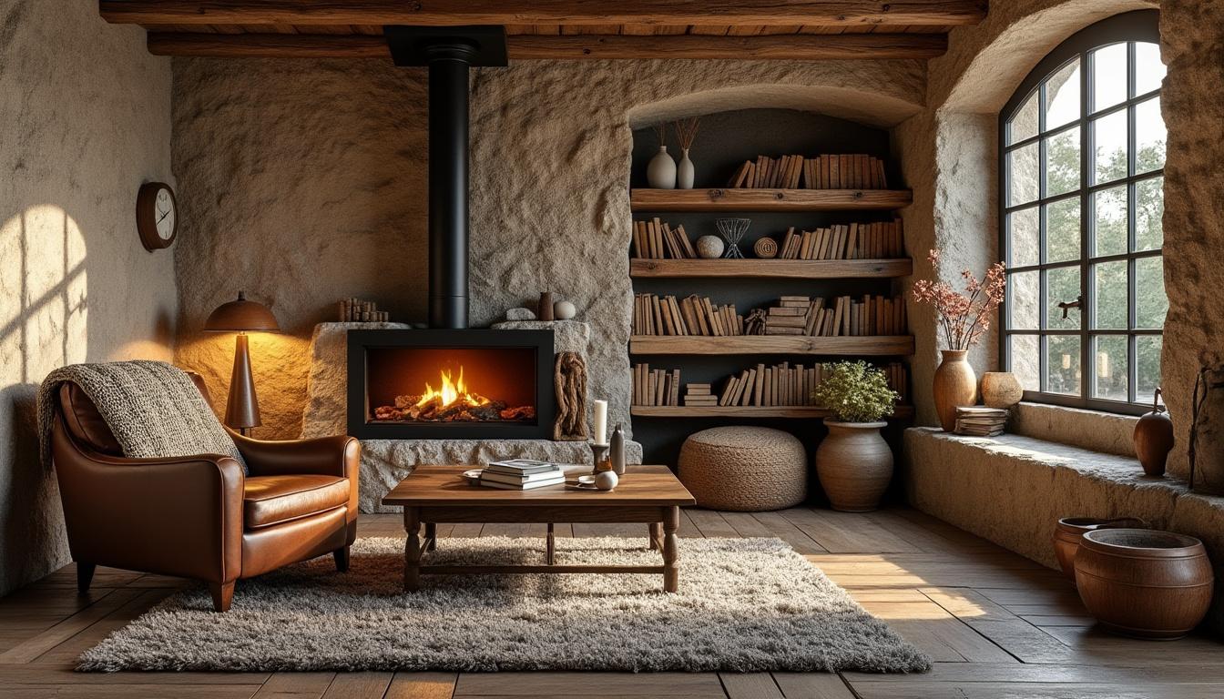explora el encanto rústico con nuestras ideas de paredes interiores de piedra para transformar tu hogar en un espacio cálido y natural.