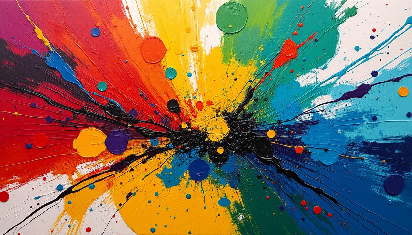 sumérgete en un mundo de creatividad con la explosión de colores y el arte vibrante de los dibujos abstractos que despiertan emociones y estimulan la imaginación.