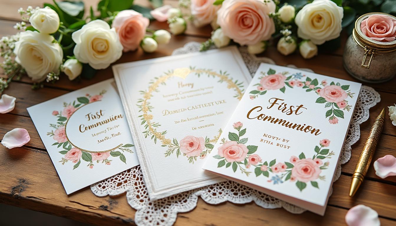 descubre ideas creativas para diseñar tarjetas de comunión inolvidables que sorprenderán a tus invitados y llenarán de emoción este día especial.