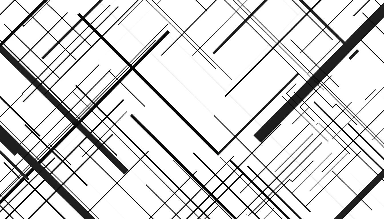 descubre ilustraciones únicas creadas con líneas rectas que combinan arte geométrico y creatividad para diseños modernos e innovadores.