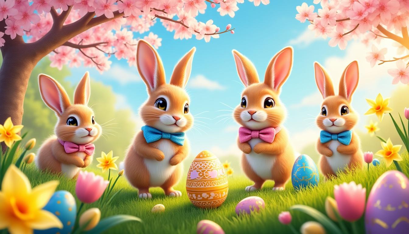 descubre ilustraciones creativas y coloridas para celebrar la pascua, perfectas para tarjetas, decoraciones y proyectos festivos.