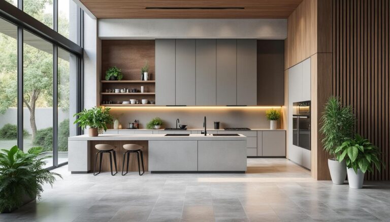 descubre las últimas innovaciones y estilos en cocinas de cemento que combinan durabilidad excepcional con un diseño moderno y funcional.