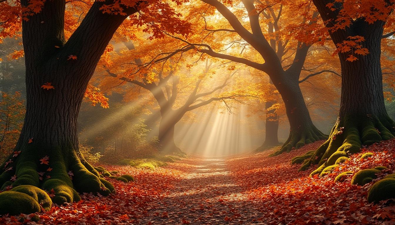 descubre fondos de pantalla inspirados en el otoño para celebrar la magia de la temporada con colores cálidos y paisajes encantadores.