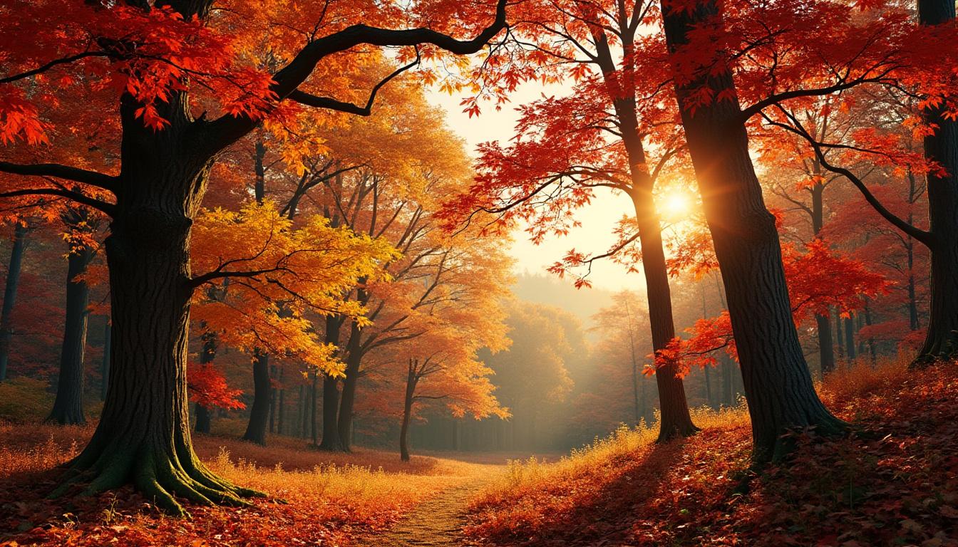 descubre fondos de pantalla inspirados en el otoño para celebrar la magia de la temporada con colores cálidos y paisajes encantadores.