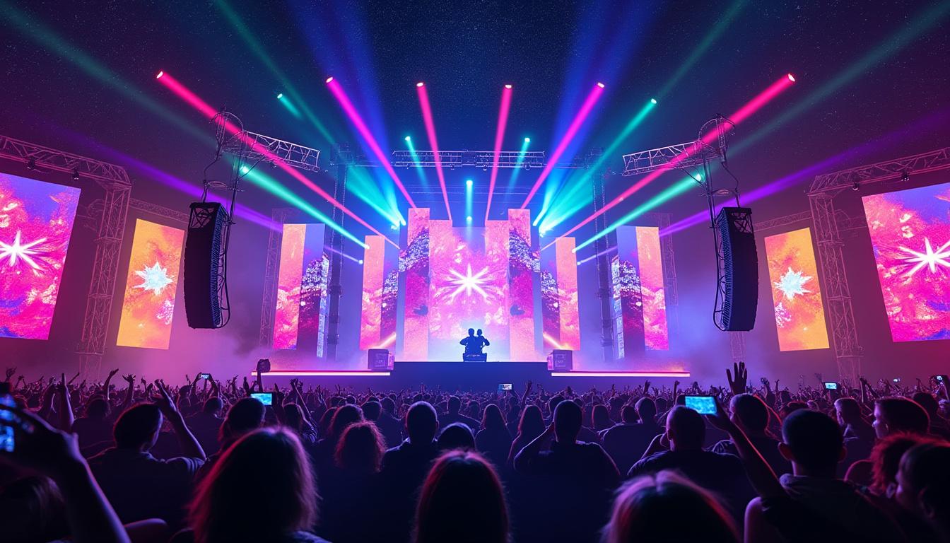 descubre la magia visual y sensorial de un concierto inolvidable que despertará todos tus sentidos y te llevará a una experiencia única.