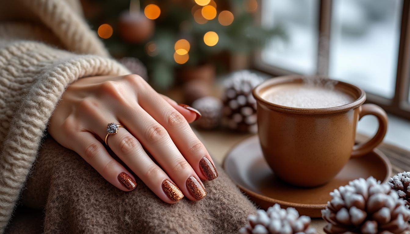 descubre las últimas tendencias creativas en diseños de uñas para el invierno y luce unas manos a la moda y con estilo durante la temporada fría.