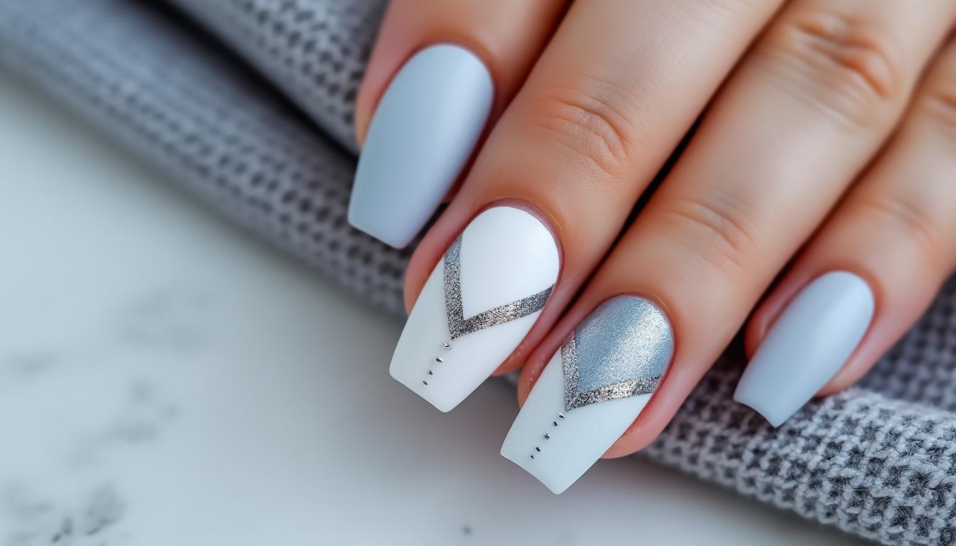 descubre las tendencias creativas en diseños de uñas para el invierno y luce estilos únicos y modernos durante la temporada fría.