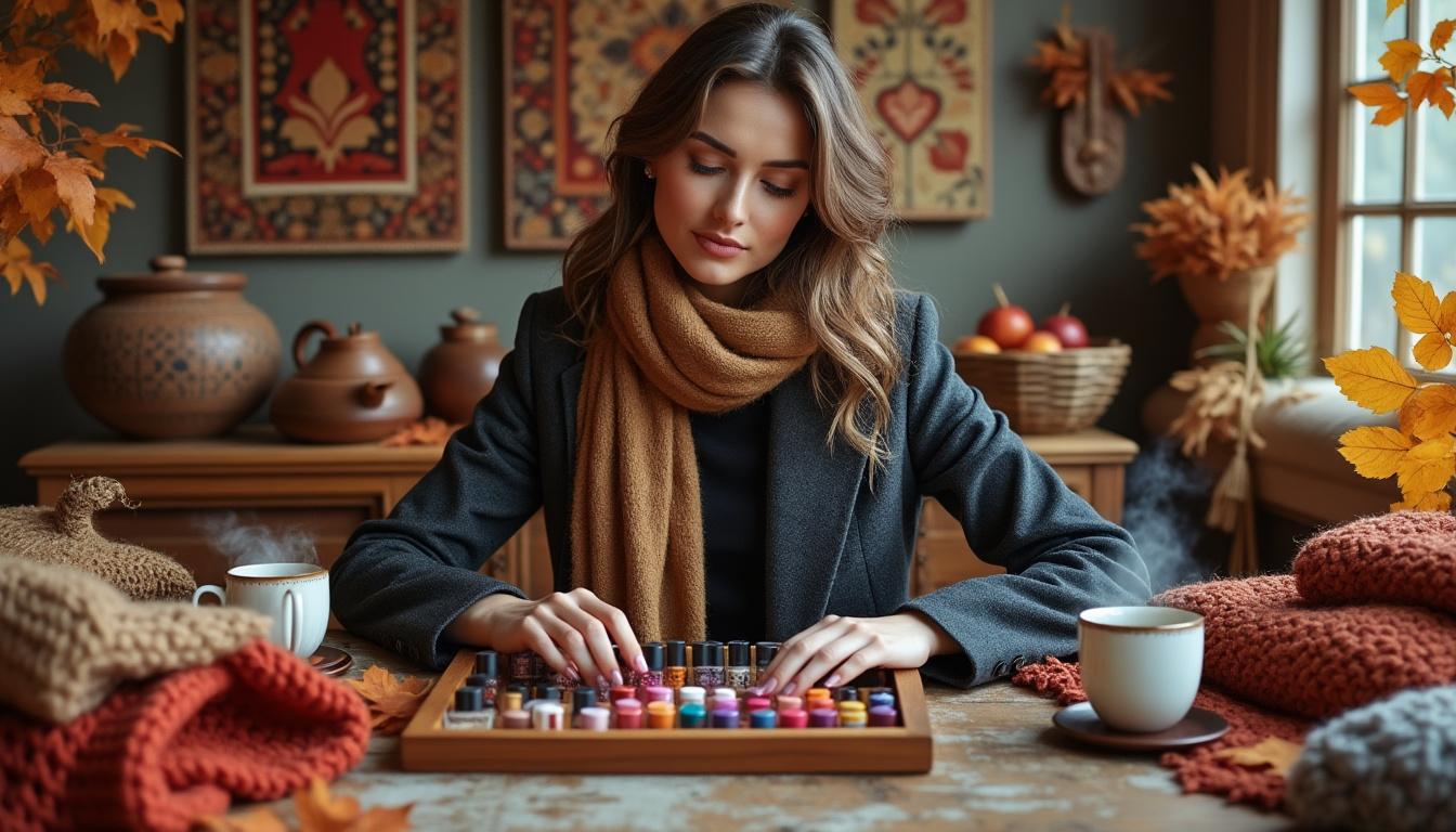 descubre las tendencias de uñas para otoño e invierno 2024 con los colores y estilos esenciales para lucir unas manos a la moda y elegantes esta temporada.