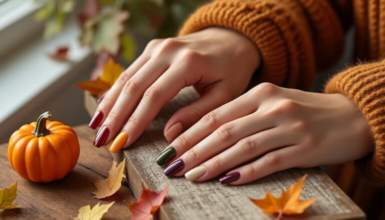 descubre las últimas tendencias en colores de esmalte para uñas este otoño y luce manos a la moda con tonos cálidos y sofisticados.